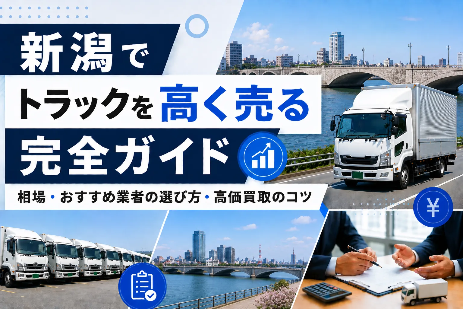 新潟でトラックを高く売る完全ガイド｜相場・おすすめ業者の選び方・高価買取のコツ